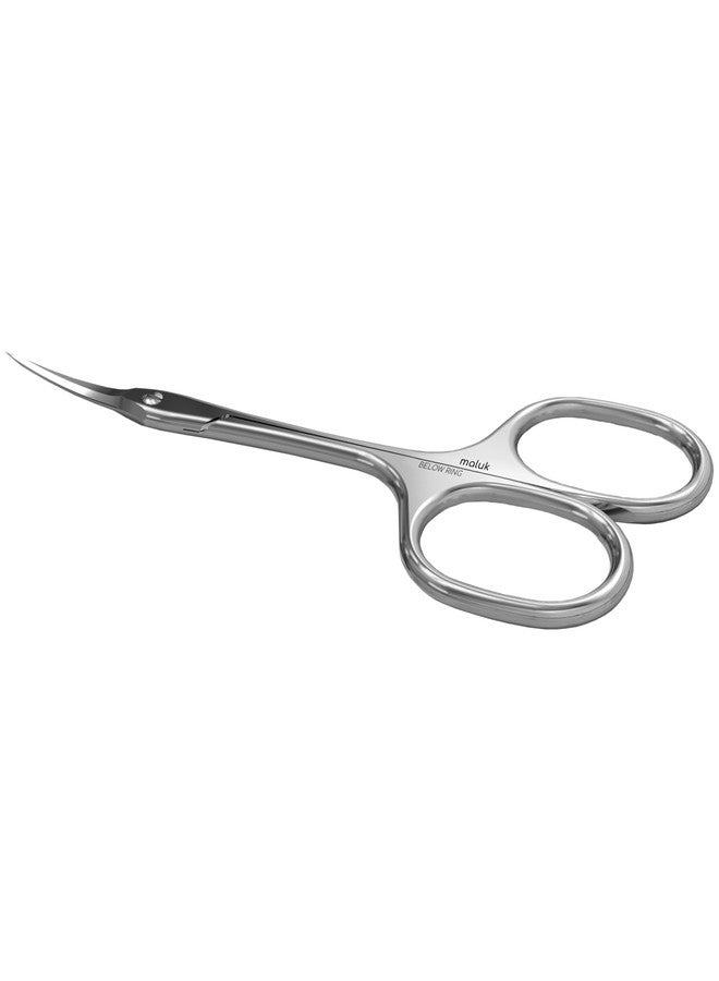 Maluk Professional Cuticle Scissors Below Ring - Image 2